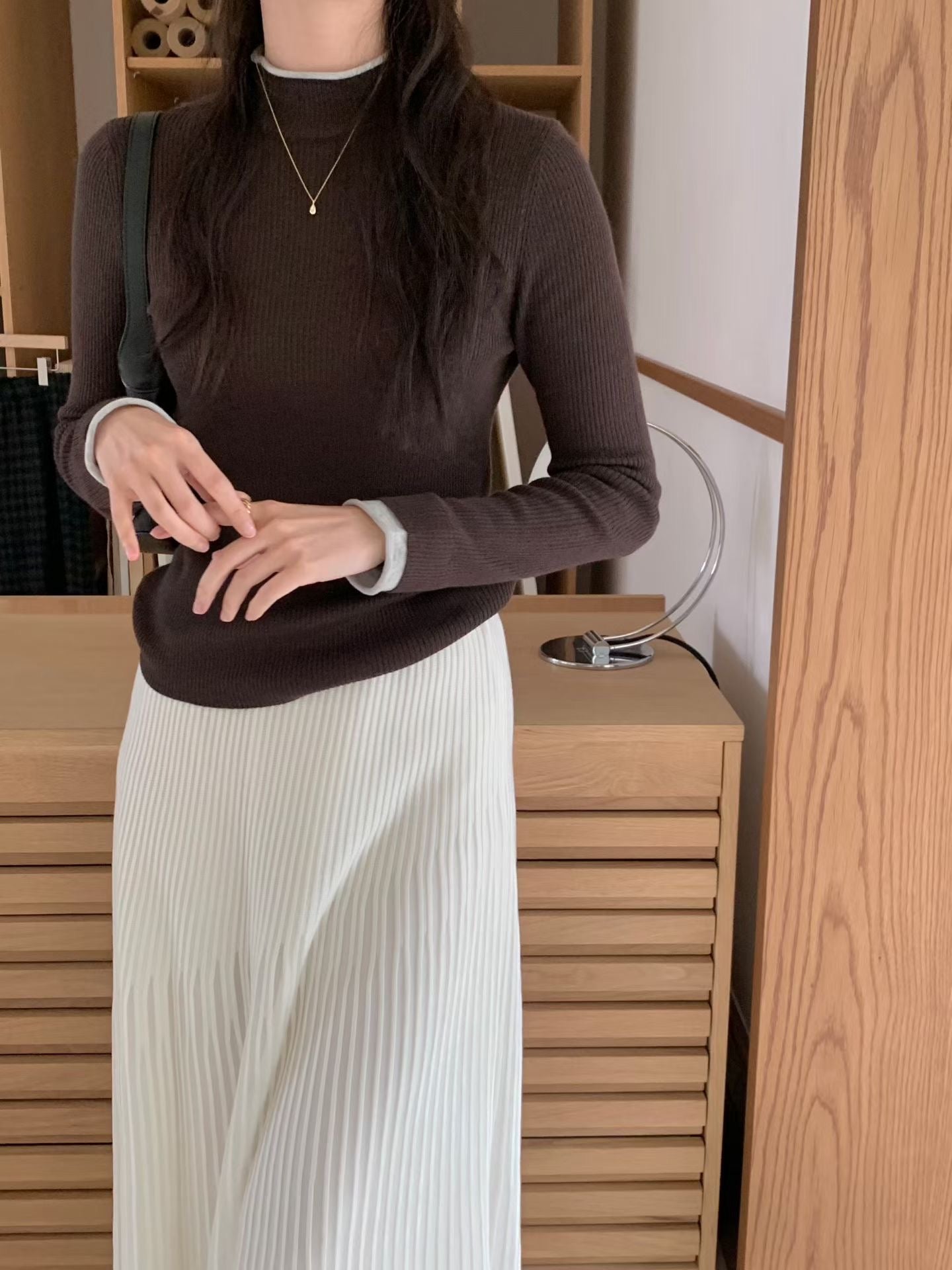 Delicate Fluted Midi Skirt | 唯美層次波紋中長裙