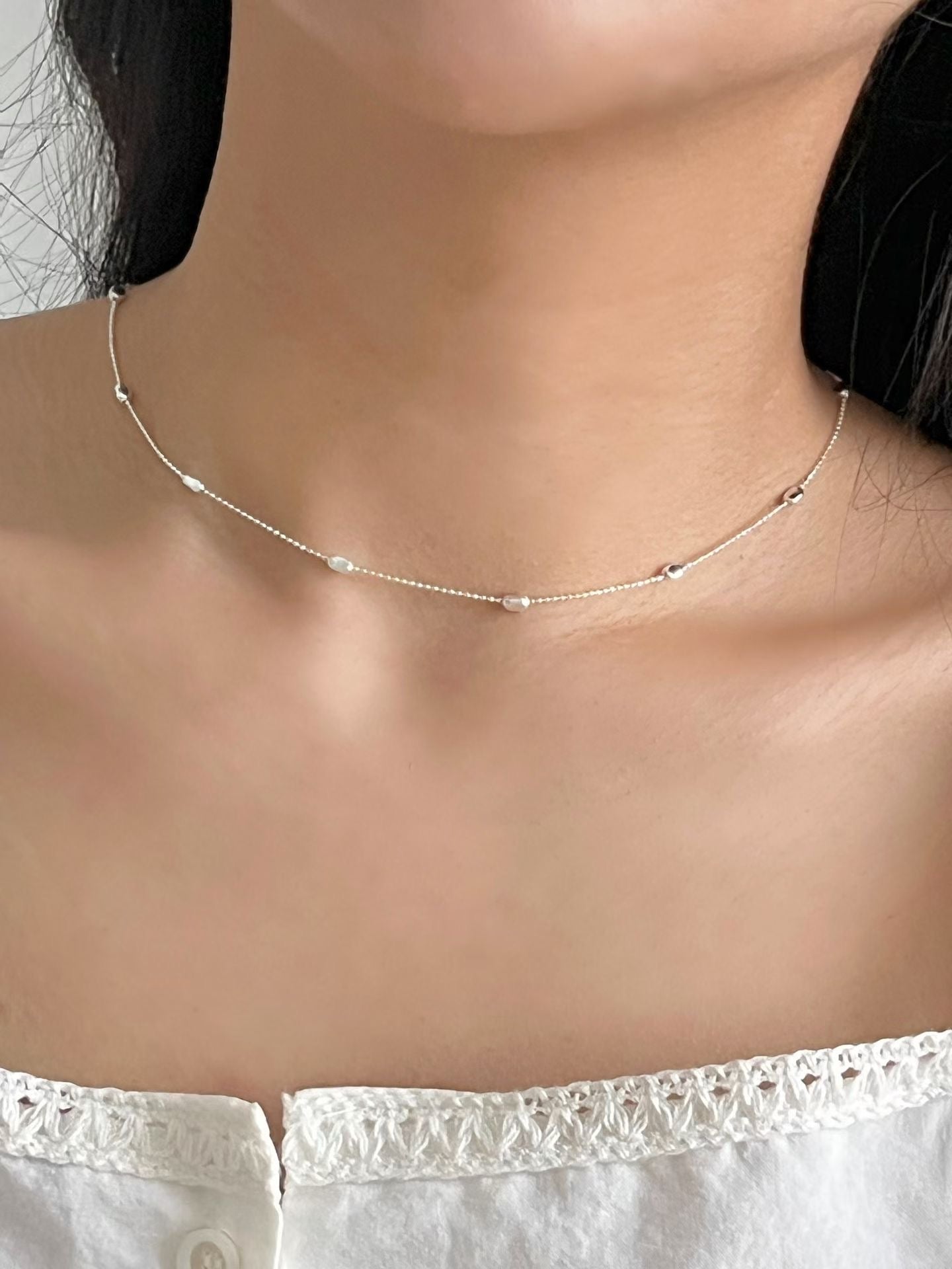 10-Bead Motif Necklace | 小豆豆頸鏈