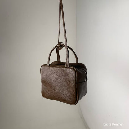 【Monotour 連線】Bucks & Leather Mini Lambskin Lunchbox Bag