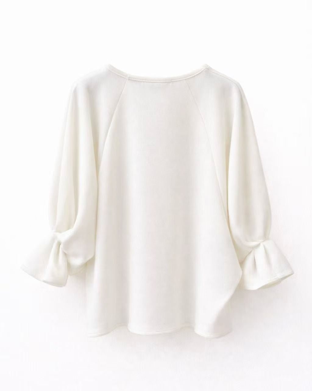 Elegant Balloon Ruffle Top