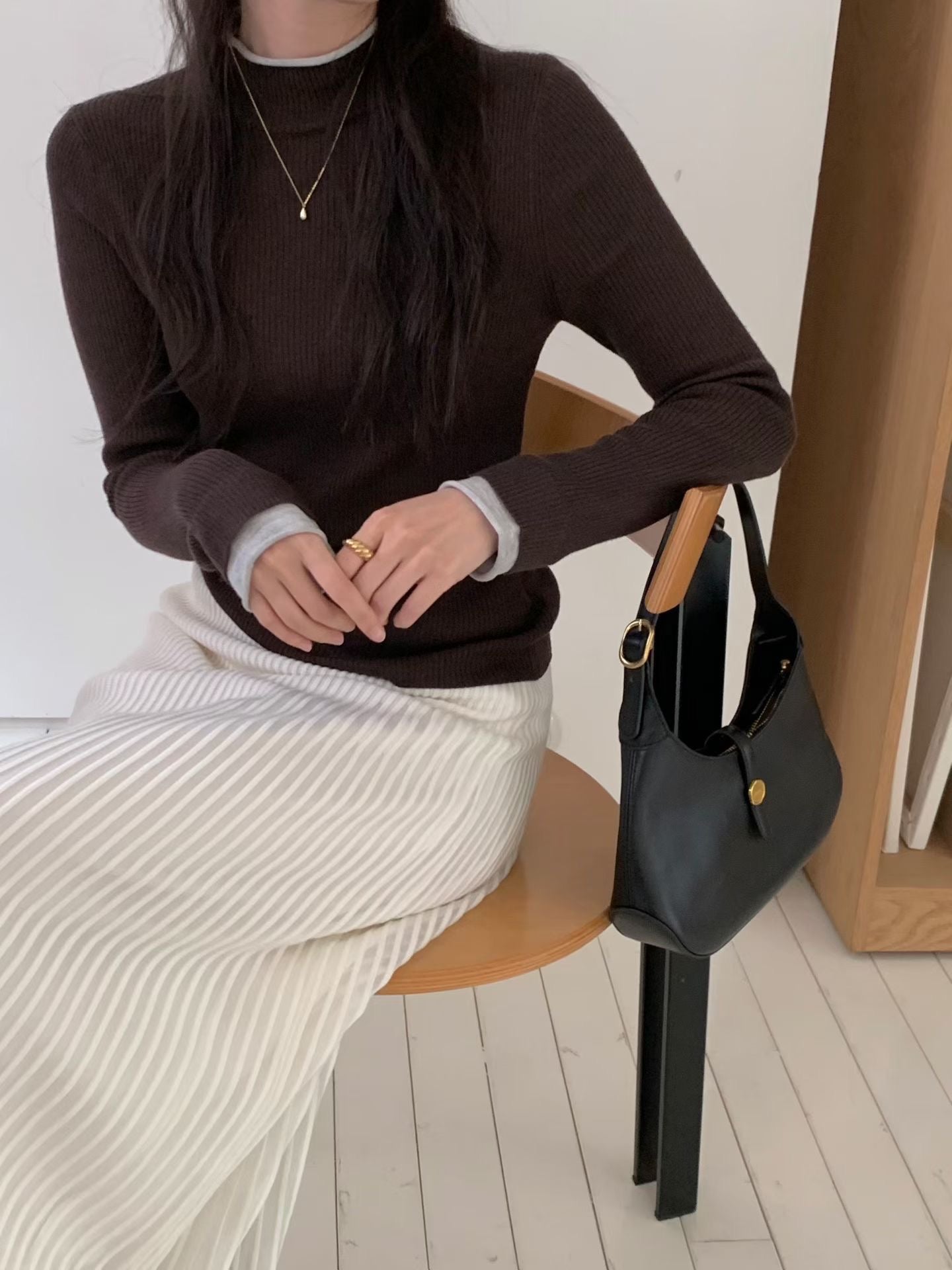 Delicate Fluted Midi Skirt | 唯美層次波紋中長裙