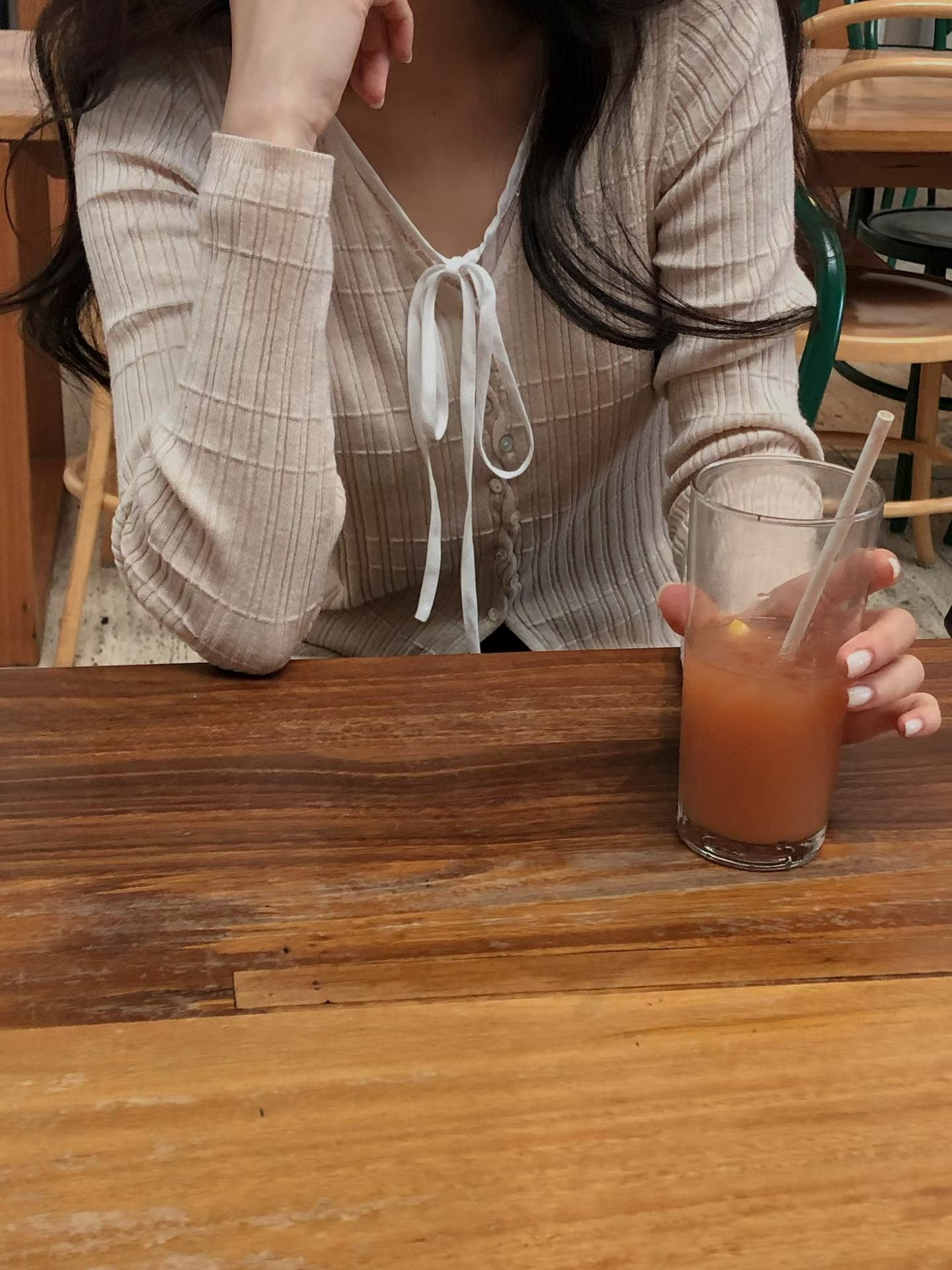 Everyday Tie Up Ribbon Cardigan