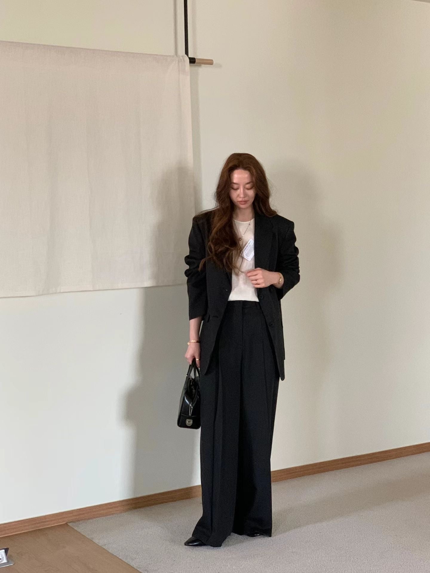 [𝑳𝒊𝒏𝒆𝒏 𝑬𝒅𝒊𝒕] Summer Pearly Linen Blend Blazer | 順滑觸感混麻西裝外套