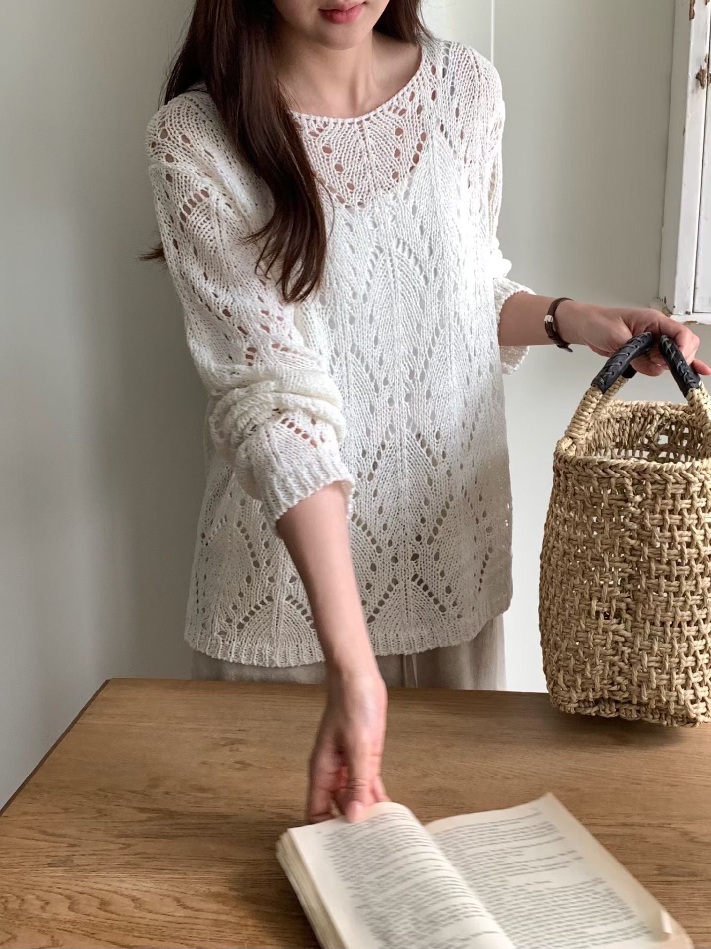Summer Weightless Knitted Cover Up