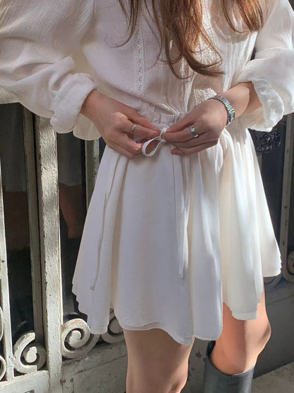 簡約復古風小圓領襯衫 | The Classique Romance Blouse