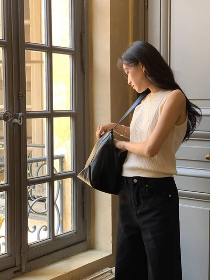 【Monotour 連線】貴氣質感 basics | Ribbed Wool Halter Neck Top