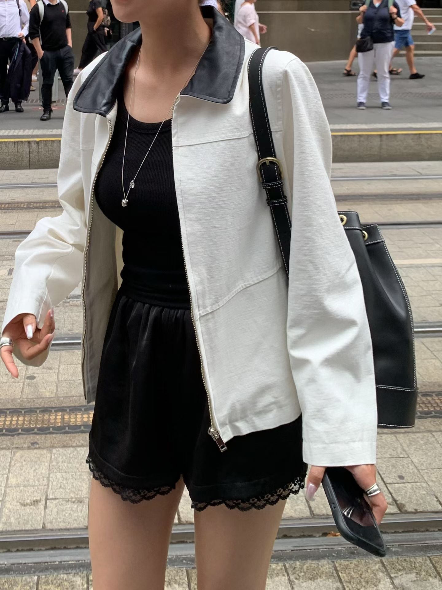 Timeless Chic Spring Utility Jacket