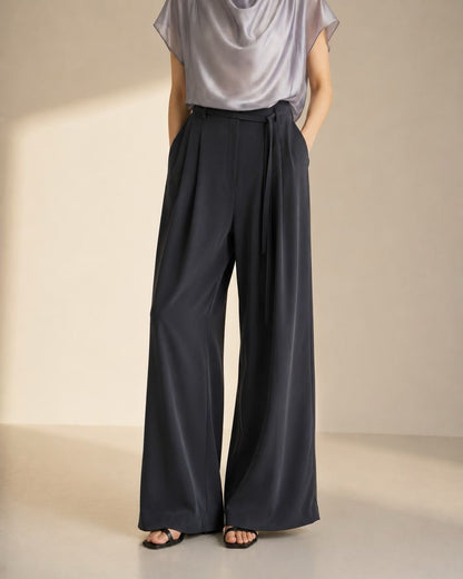 Effortless Office Chic Pants | 氣質垂墜直筒長褲