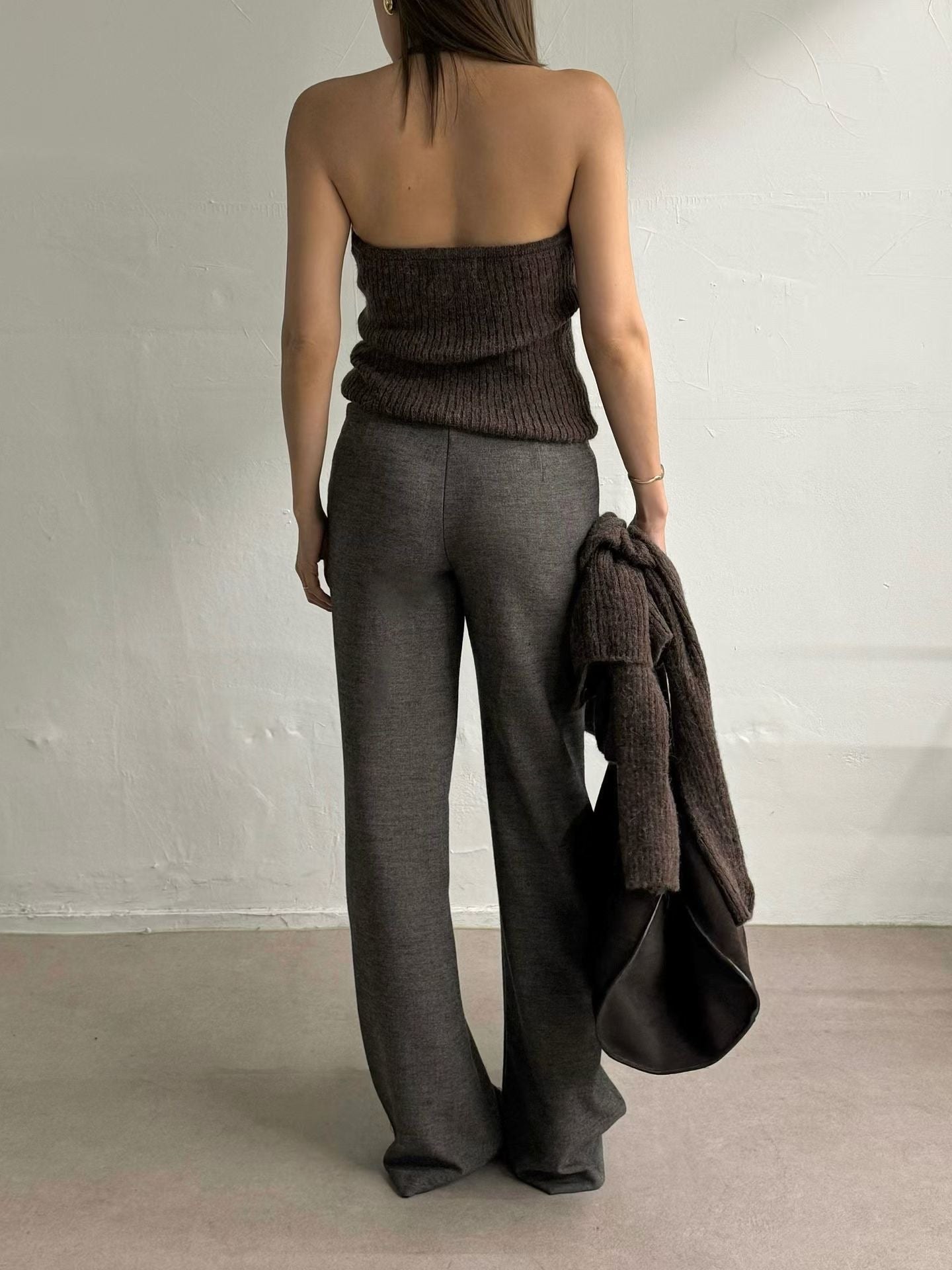 Alpaca Halter Neck & Cardi Set