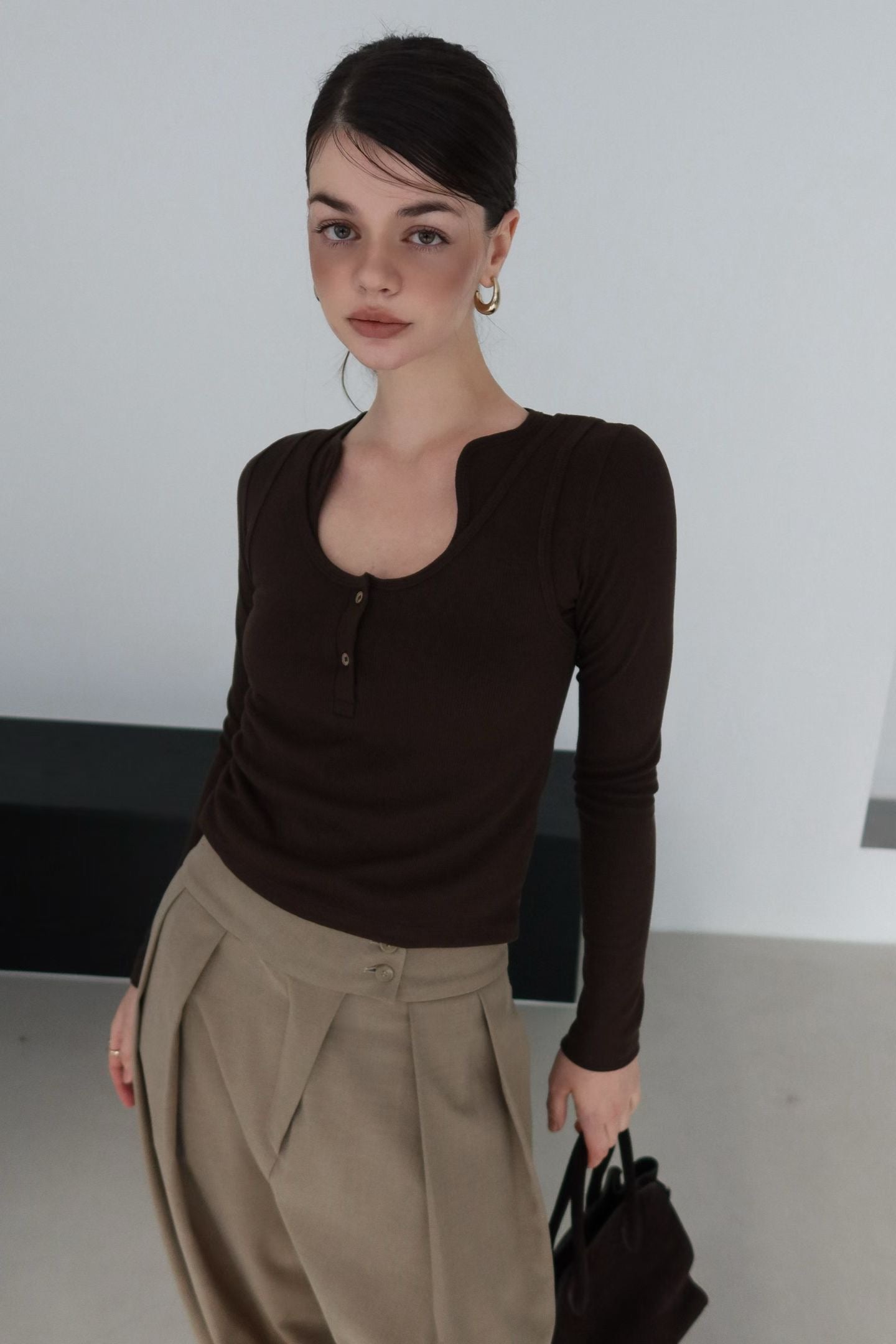 Hourglass Long Sleeves & Tank Top 2pcs Set