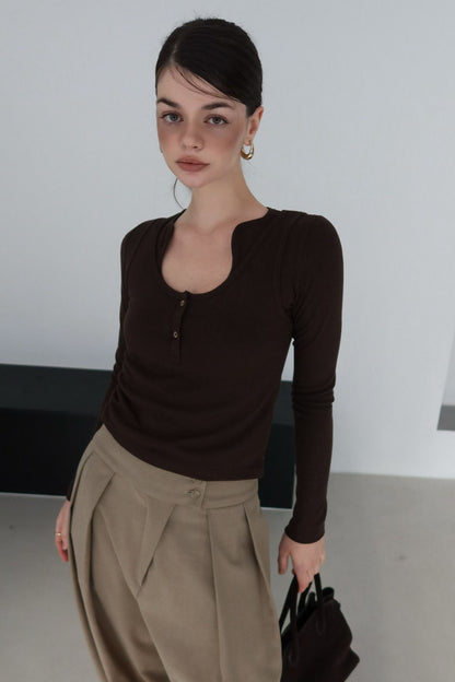 Hourglass Long Sleeves & Tank Top 2pcs Set