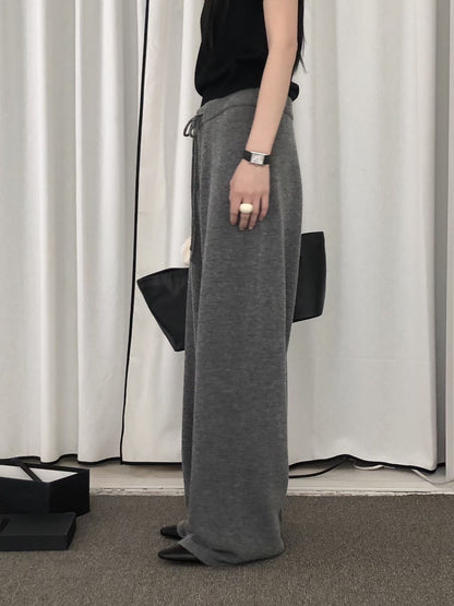 【Monotour 連線】Light Wool Flexi Pants | 秋冬闊腳針織長褲