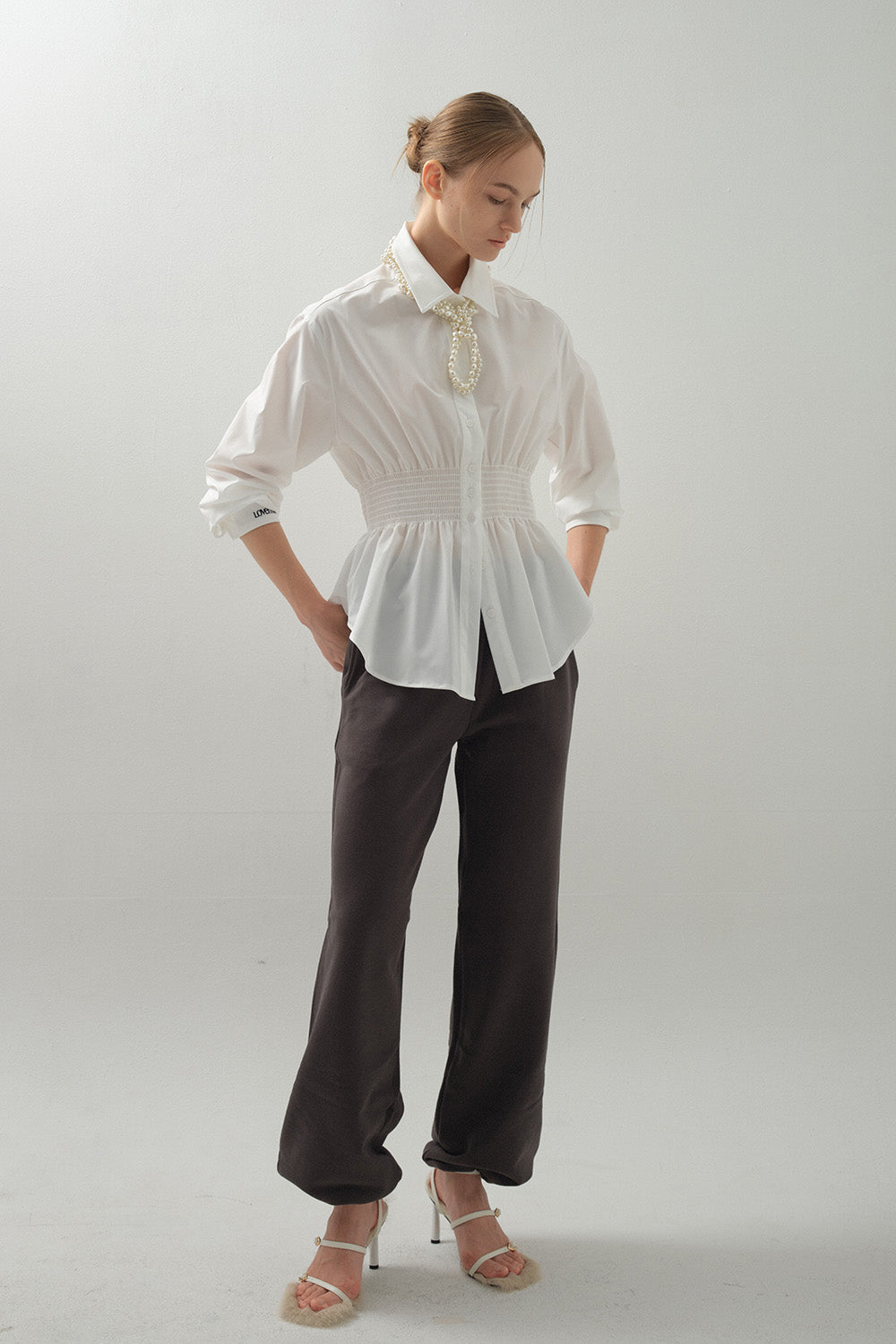 The Selena Cinched Waist Blouse | 復古束腰襯衫￼