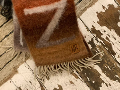 UNDERSON Abstract Wool Scarf