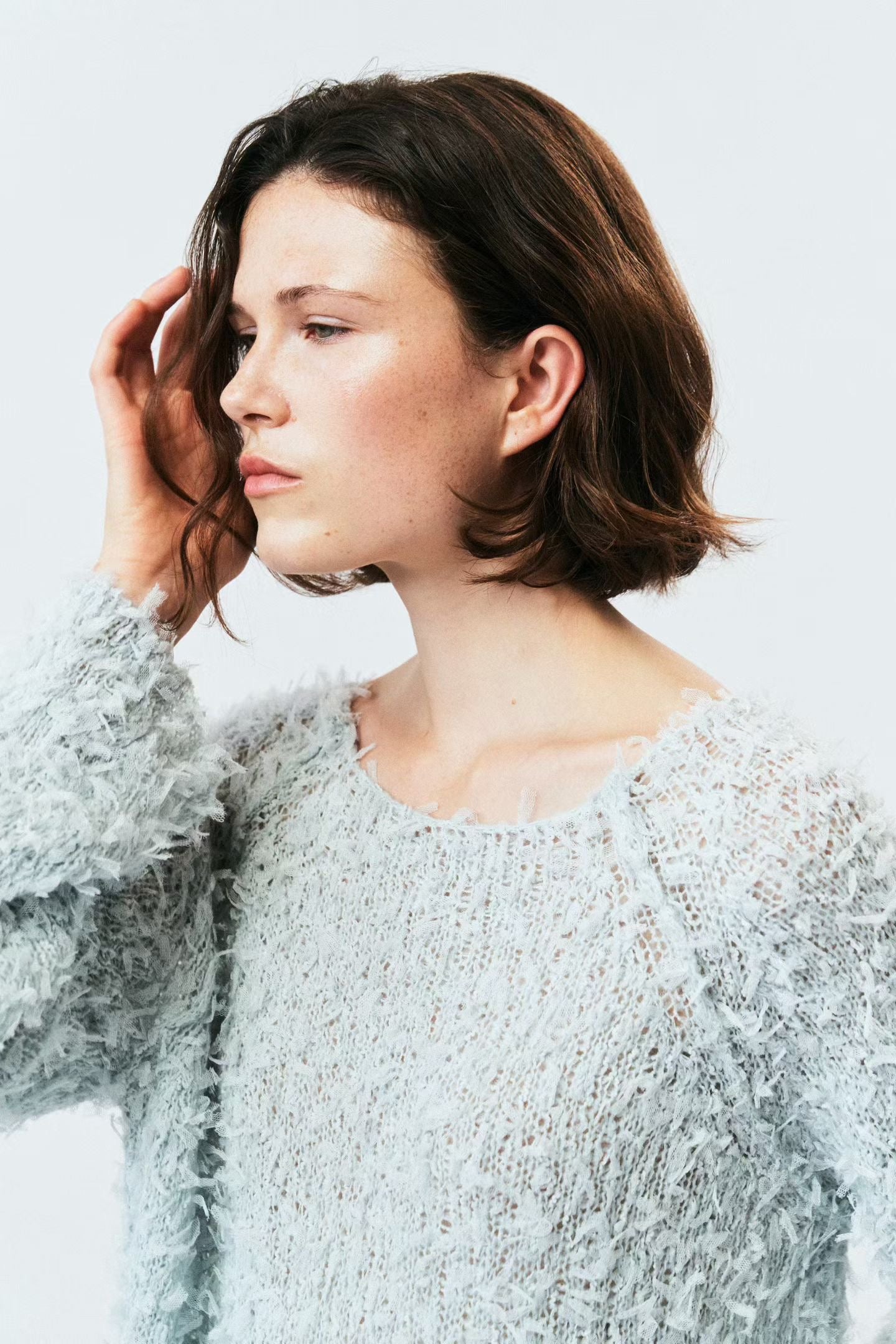 【Premium 別緻款】Confetti Feather Knit | 幼身柔軟雪花針織