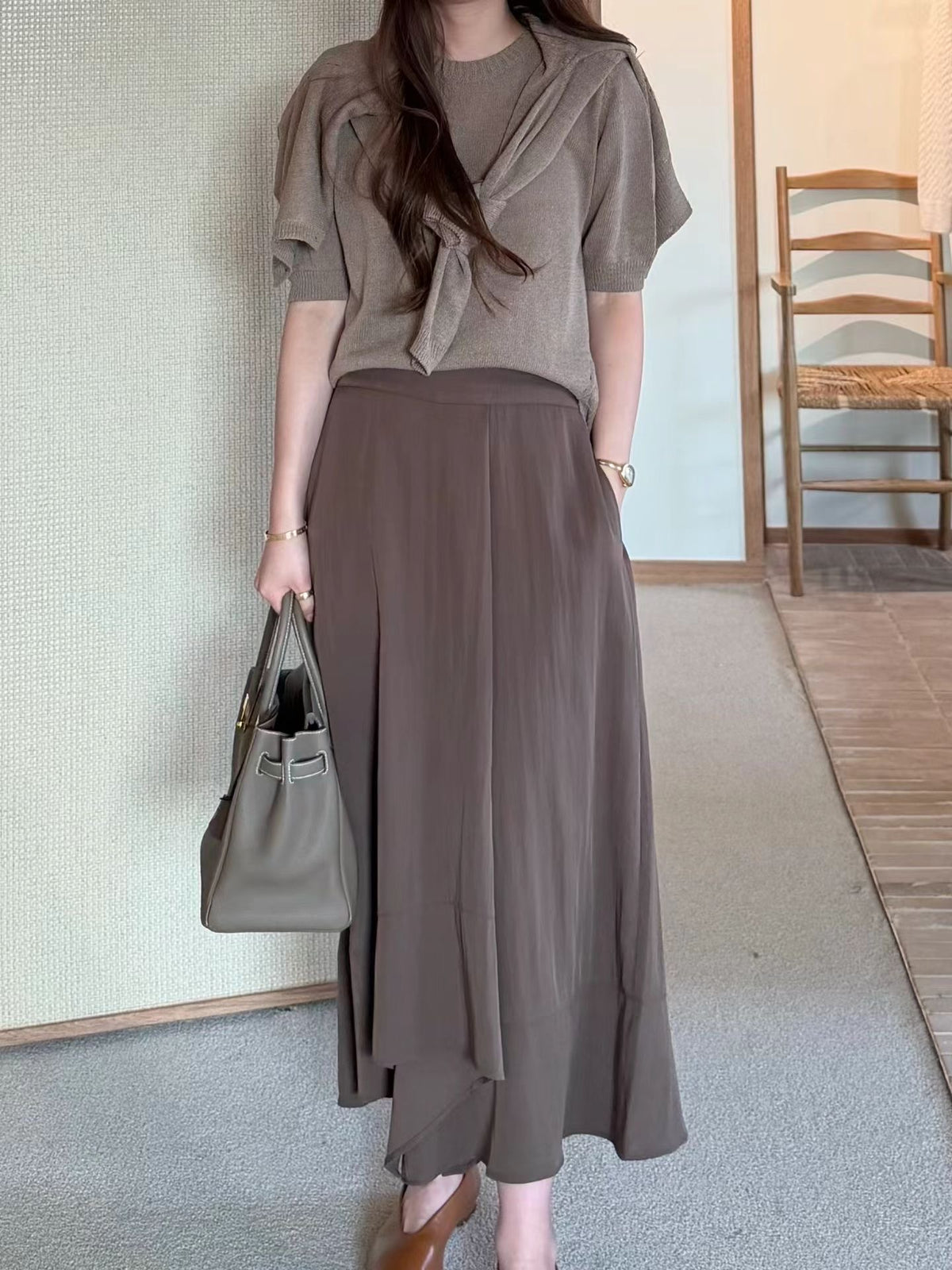 Effortless Flowy Lotus Culottes | 流水線條層次雪紡裙褲