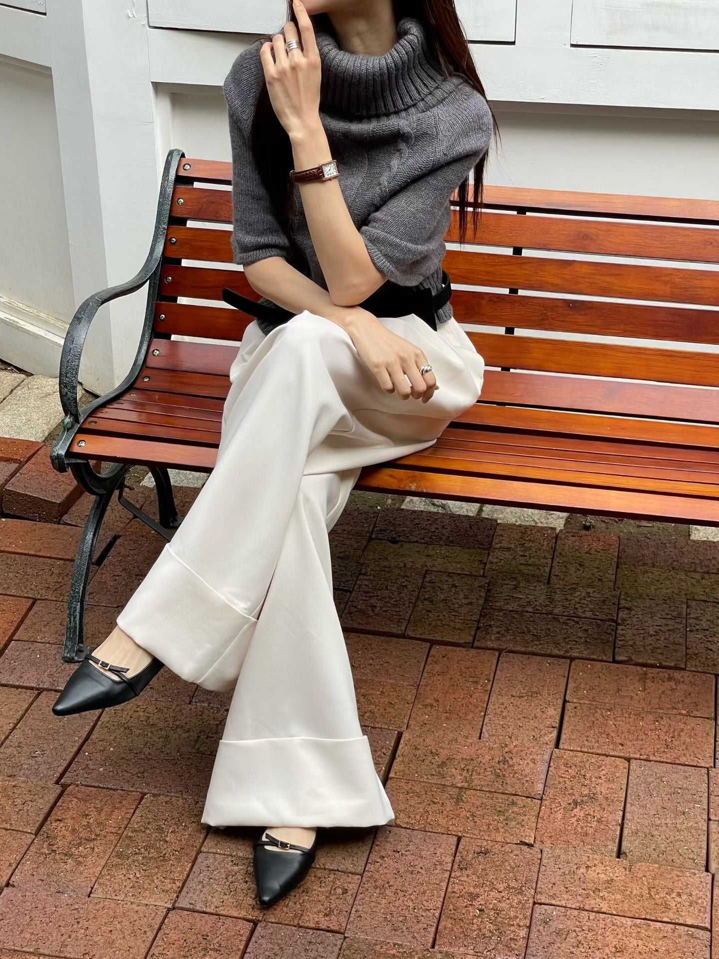 Aura Wide Leg Pants | 氣場滿分闊腳長褲