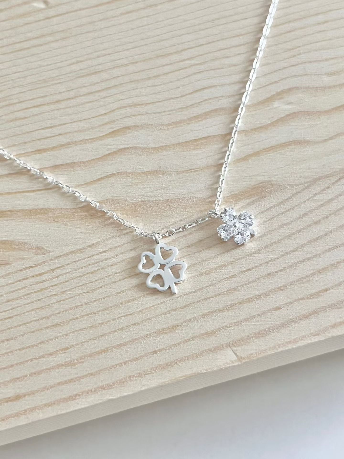 Four Leaf Charm Necklace | 幸運四葉草頸鏈￼