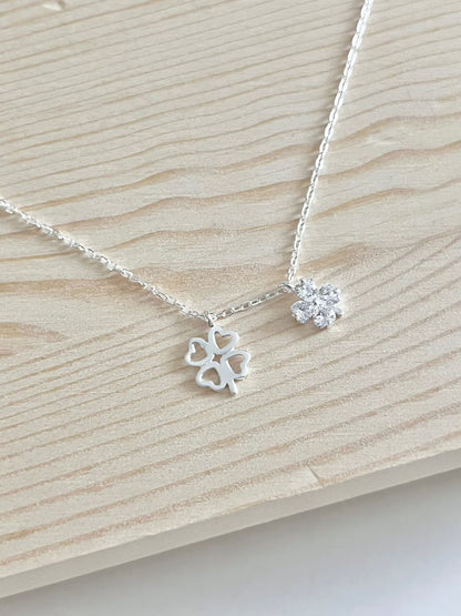 Four Leaf Charm Necklace | 幸運四葉草頸鏈￼