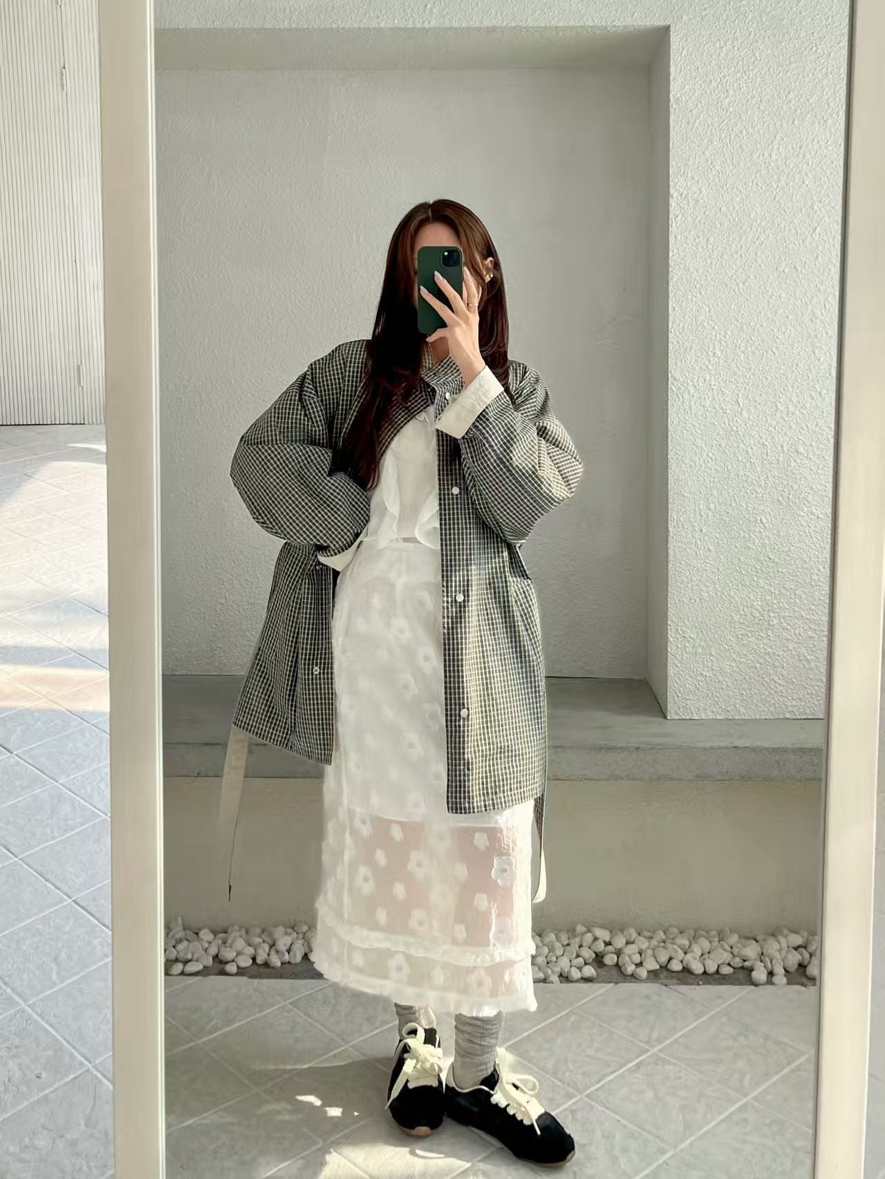 <Premium 一件多穿> Reversible Long Field Jacket | 雙面質感中長版外套