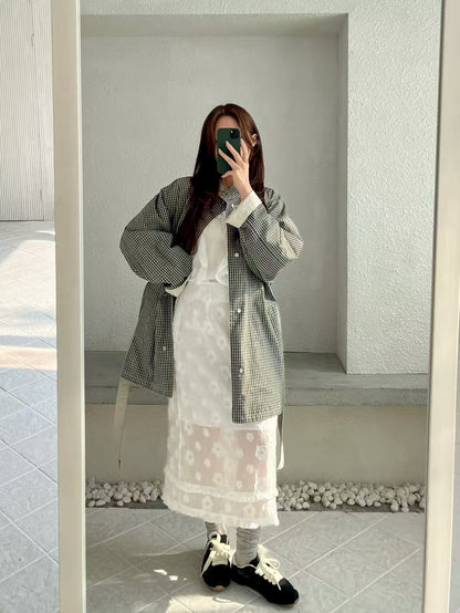 <Premium 一件多穿> Reversible Long Field Jacket | 雙面質感中長版外套