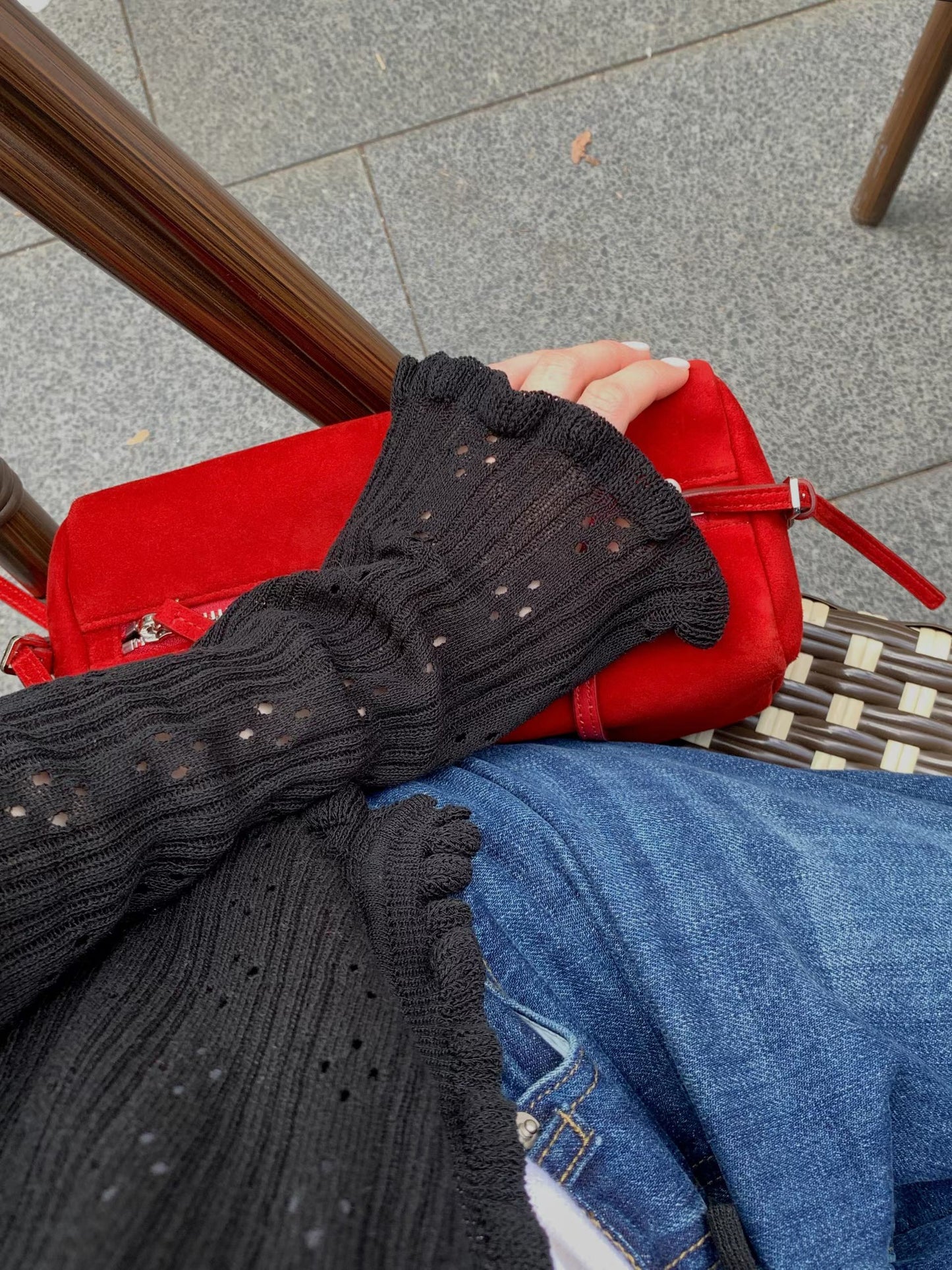 Crochet Ribbon Cardigan | 細緻鈎針綁結外套