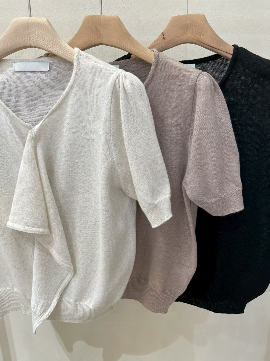 Bow Detail Summer Knit | 夏日綁結薄針織上衣