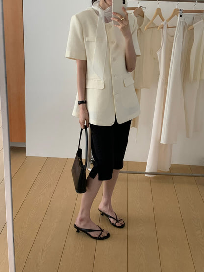 Light Tweed Summer Jacket | 夏日薄Tweed西裝外套