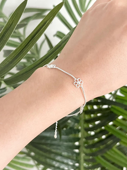4-Flower Motif Bracelet | 夏日四小花手鏈￼
