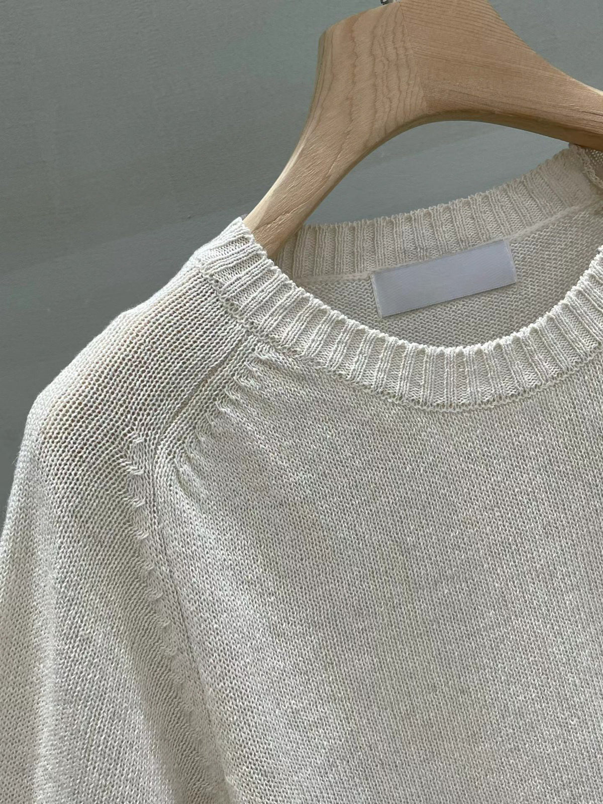 Ribbed Details Tencel Blend Knit | 羅紋天絲針織上衣