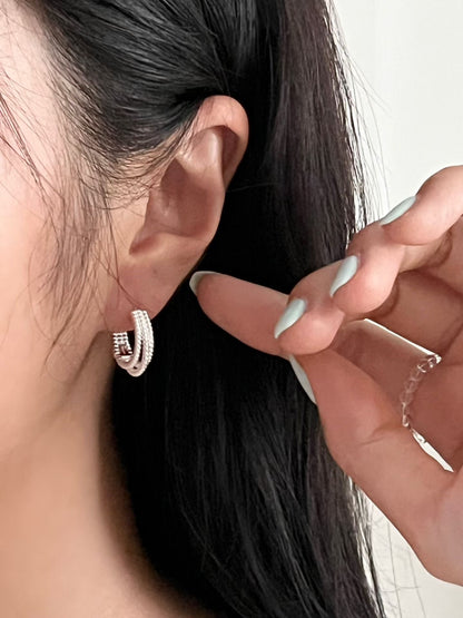 Twin Hoop Earrings | 雙環圈圈耳環