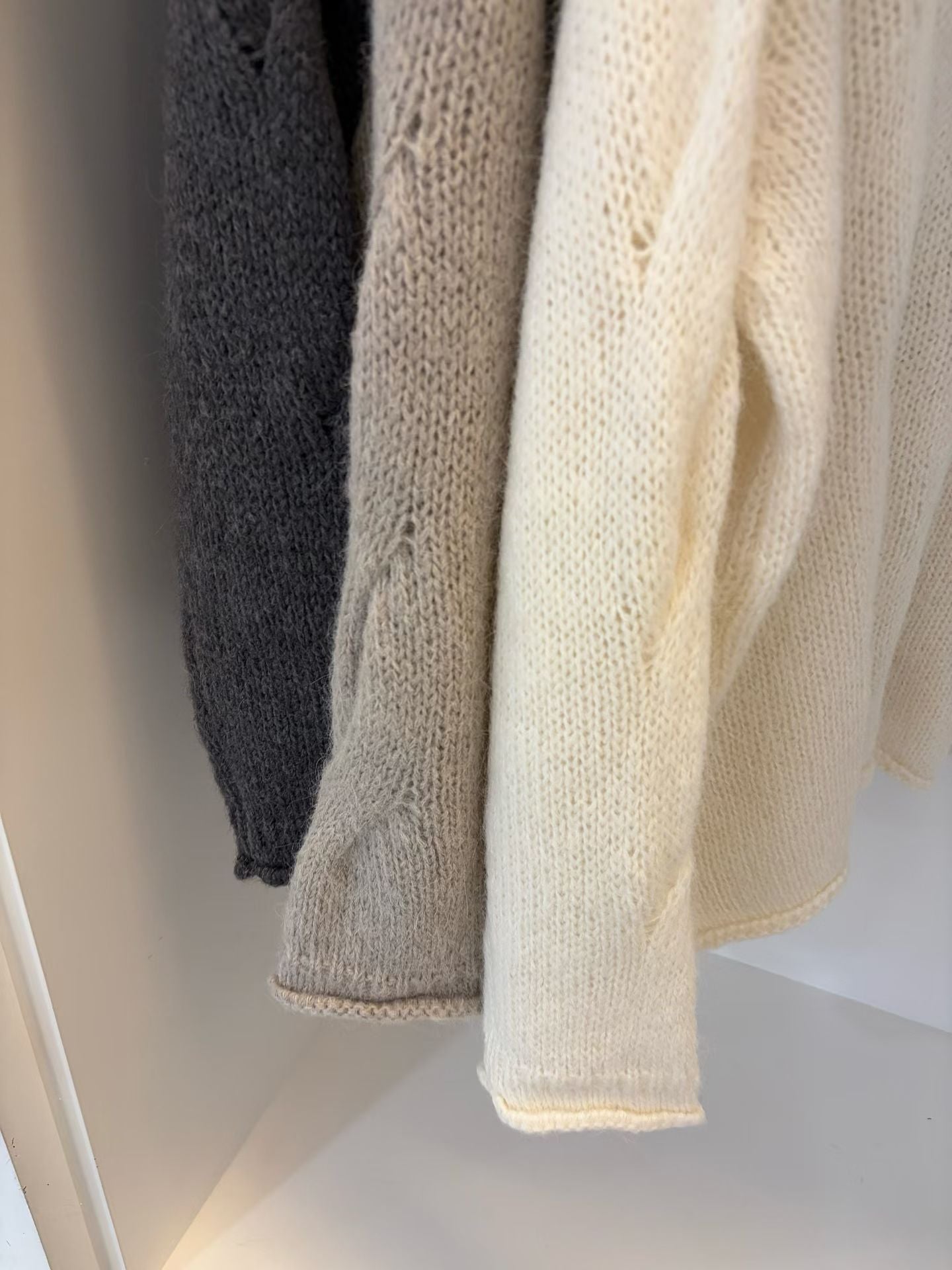 Oversized Alpaca Cable Knit | 寬版麻花羊駝針織