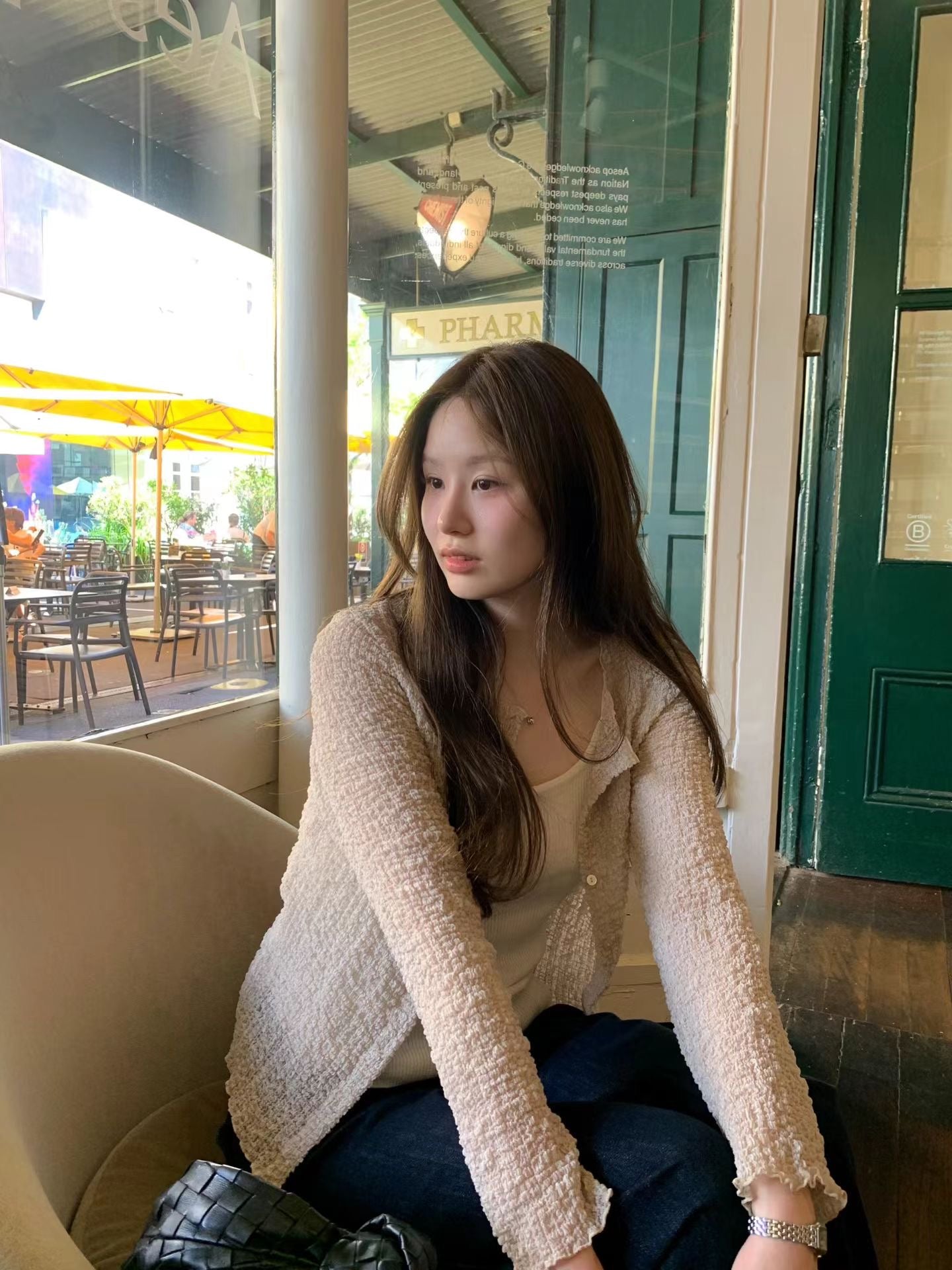 [簡約仙氣] Graceful Crinkle Weightless Cloud Cardigan