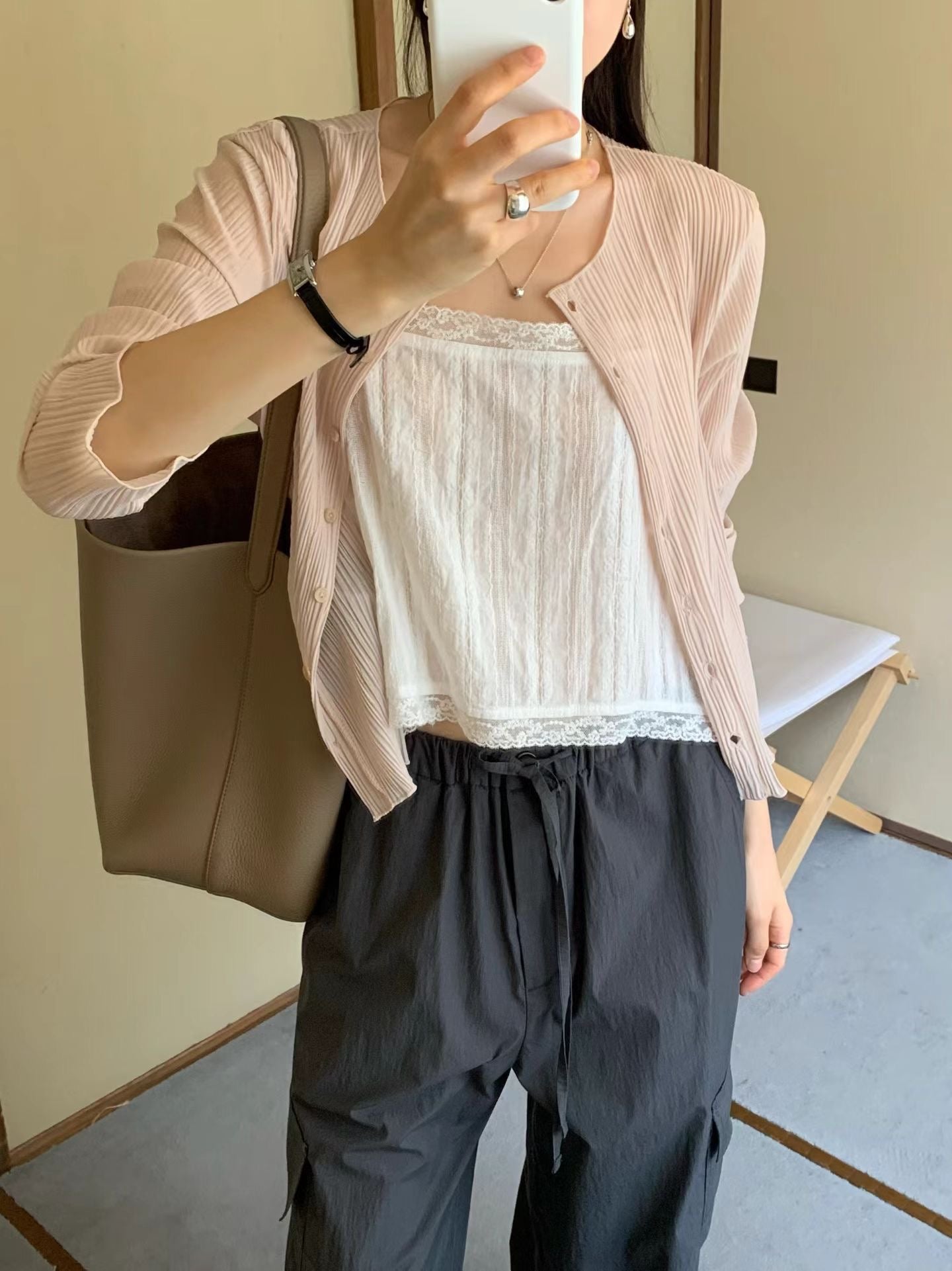Feather Papier Cardigan | 紙感薄霧針織外套