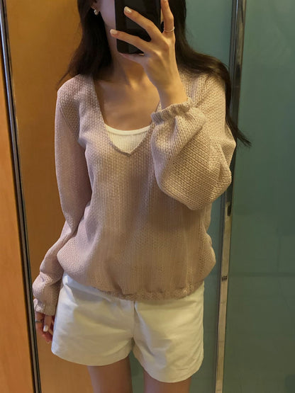 Slouchy Balloon Effortless Cover Up Knit
