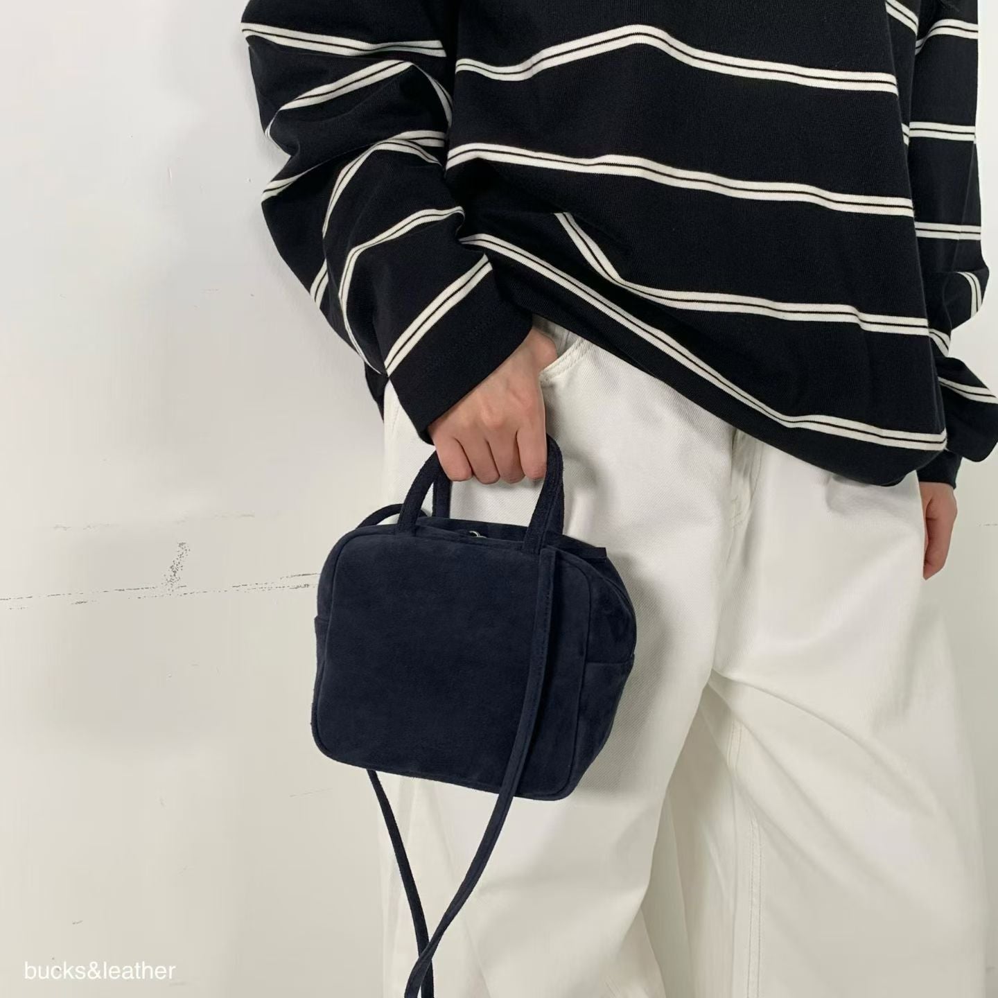 【Monotour 連線】Bucks & Leather Mini Lambskin Lunchbox Bag