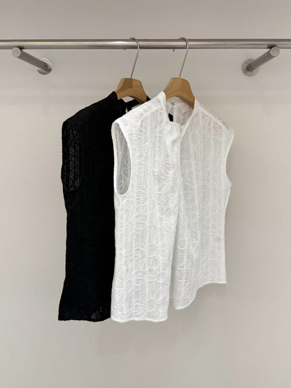 Elegant Floral Embroidery Top | 優雅花繡上衣