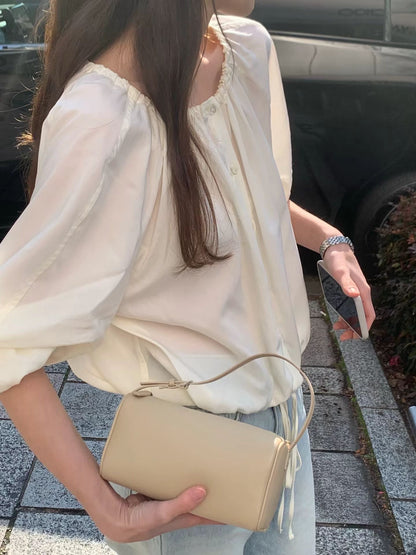 Parisian Bubble String Blouse
