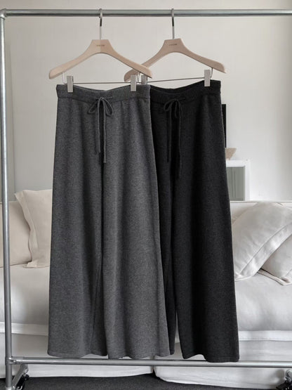 【Monotour 連線】Light Wool Flexi Pants | 秋冬闊腳針織長褲