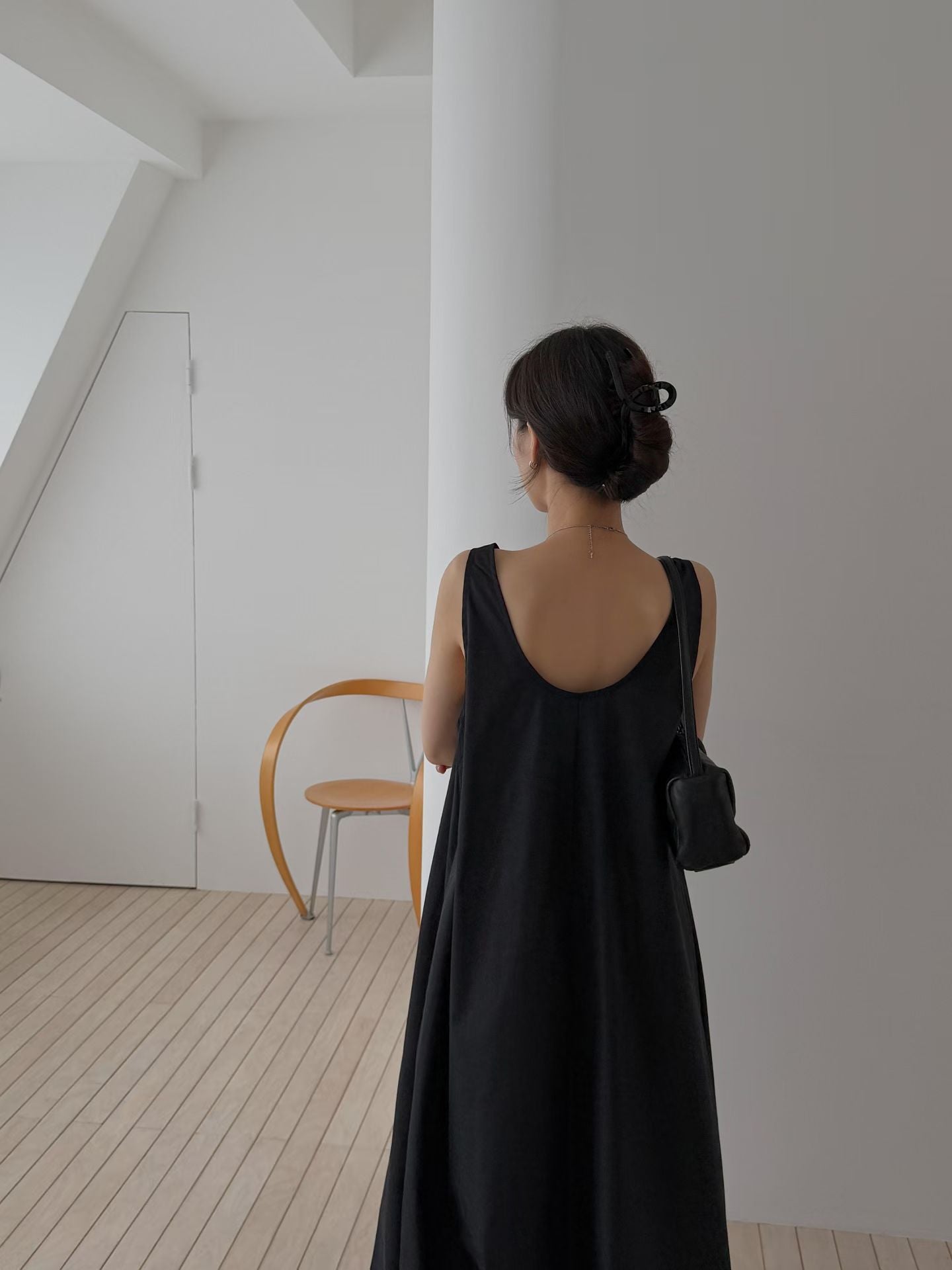 Summer Sleeveless Bubble Dress | 背心泡泡中長裙￼