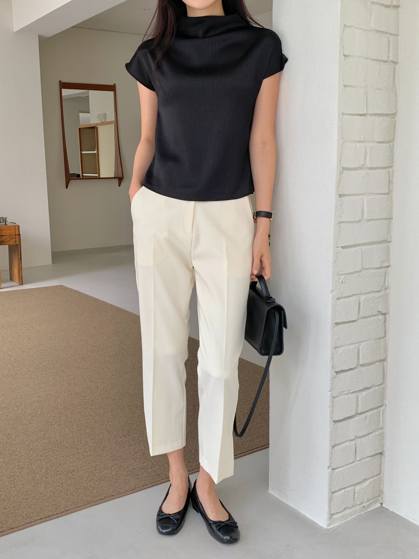 【大熱回歸款】Silky Capped Sleeves Blouse | 絲感小飛袖上衣