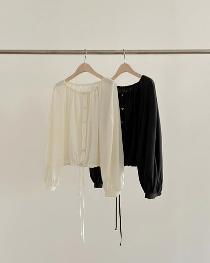 Parisian Bubble String Blouse