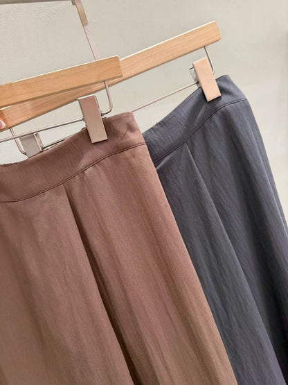 Effortless Flowy Lotus Culottes | 流水線條層次雪紡裙褲