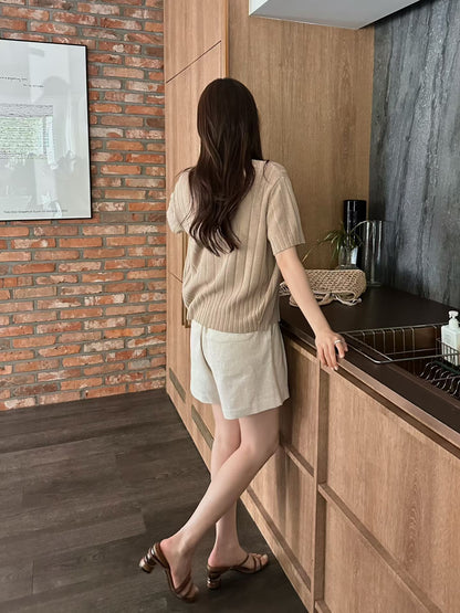Essential Summer Knit Cardigan | 夏日短袖小冷衫
