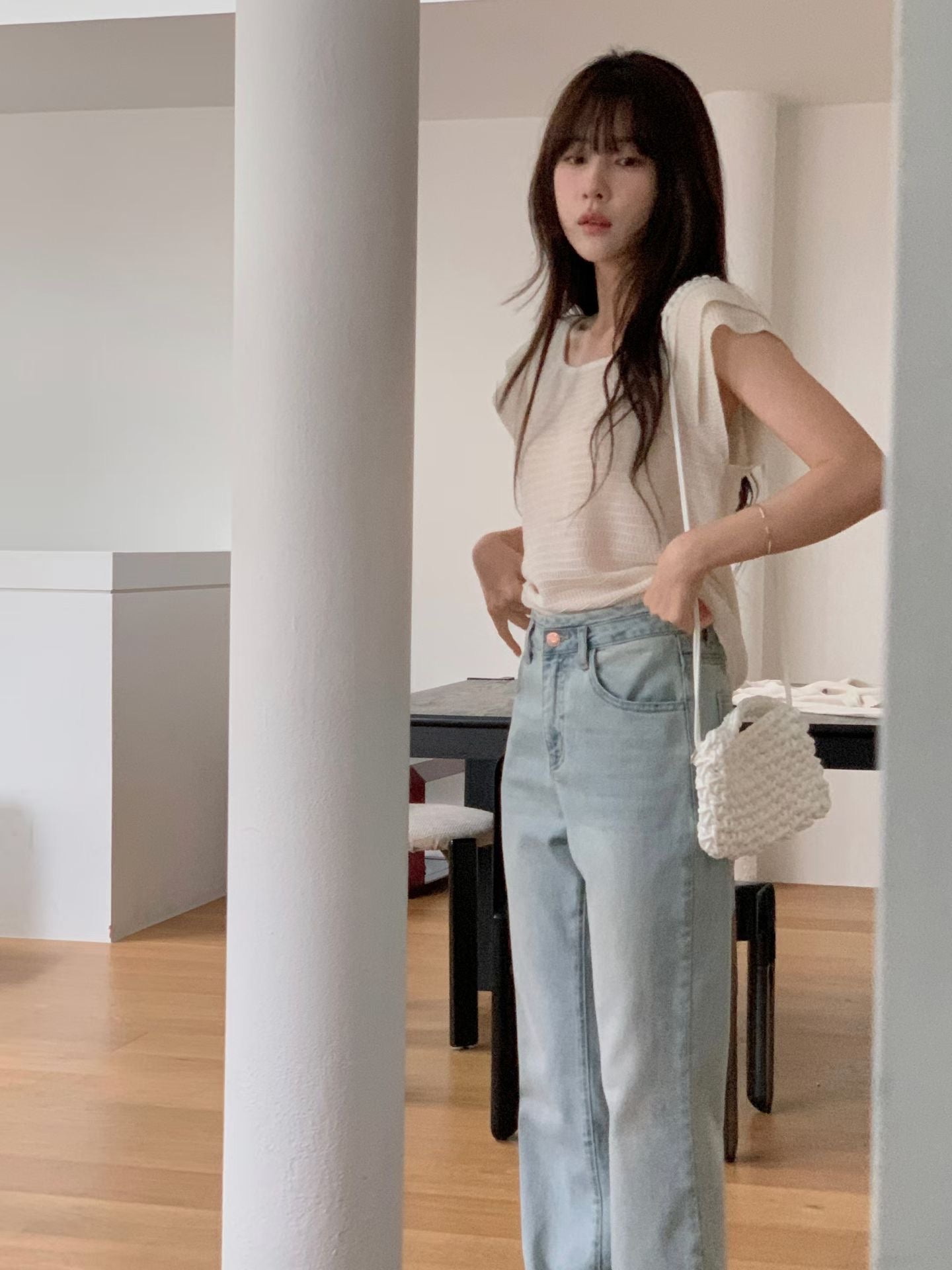 Layered Ruffle Capped Sleeves Blouse