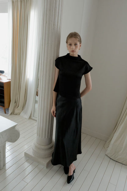 【大熱回歸款】Silky Capped Sleeves Blouse | 絲感小飛袖上衣