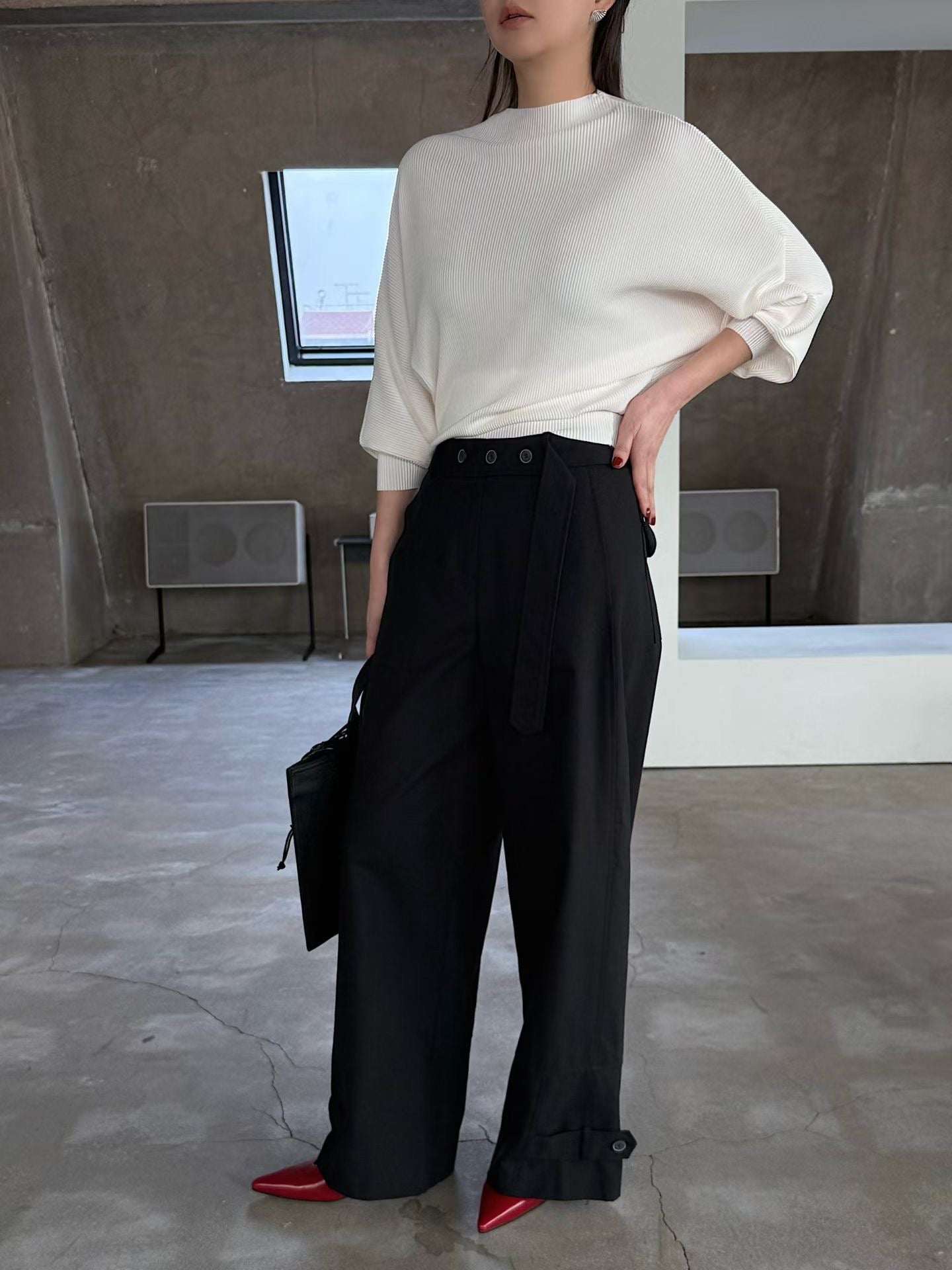 [暴美！] Ultra Soft Pleated Blouse | 中領優雅小摺皺上衣￼￼