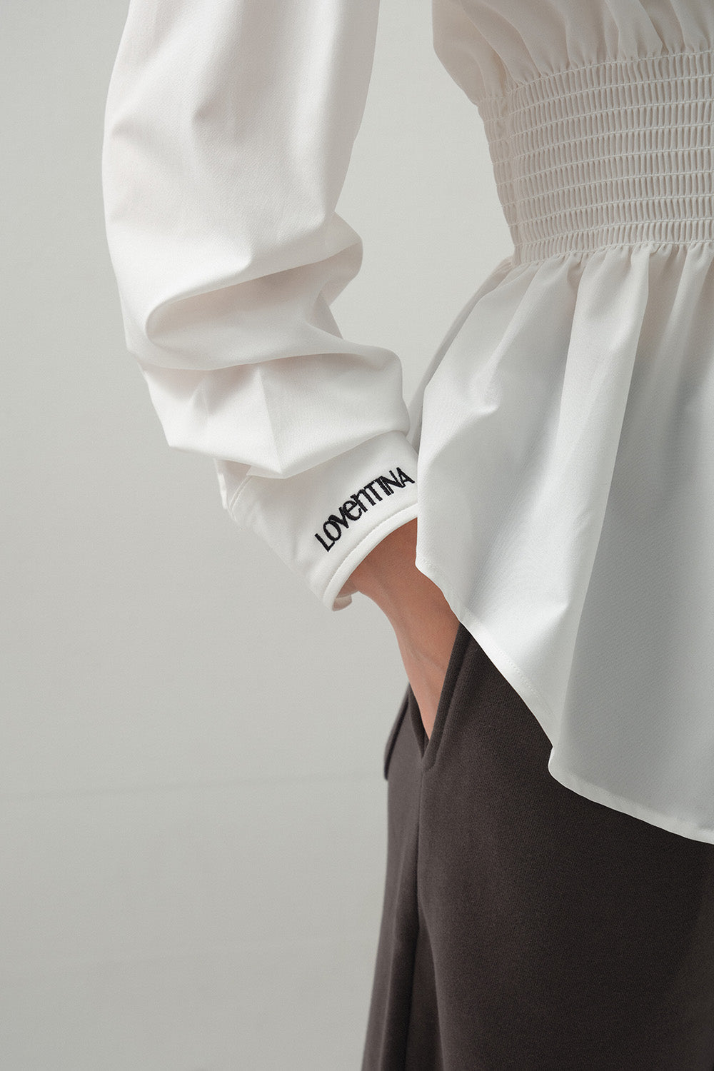 The Selena Cinched Waist Blouse | 復古束腰襯衫￼