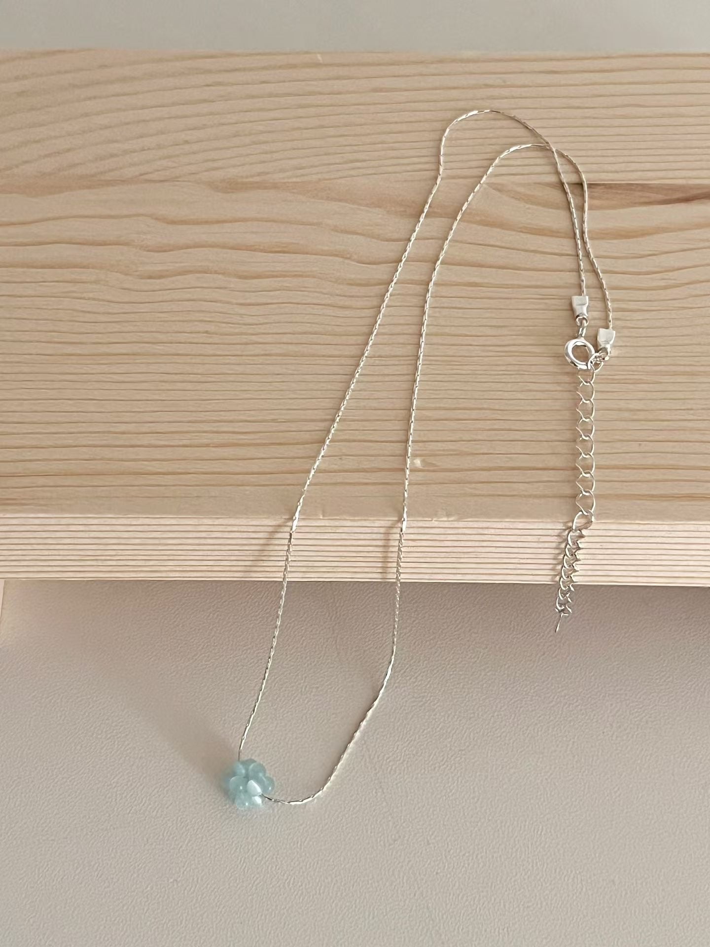 Blossom Cluster Bead Necklace | 粉色小串束頸鏈￼