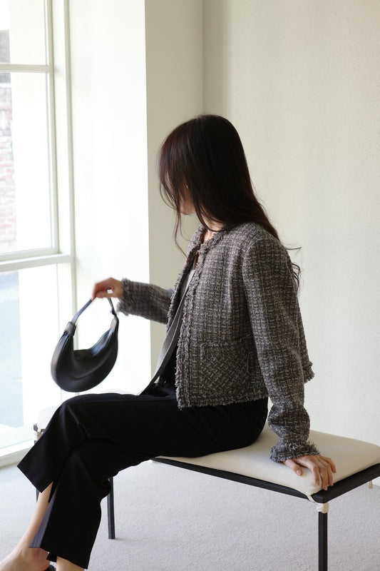 Elegant Flair Tweed Jacket | 簡約氣質軟呢外套